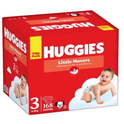 Подгузники Huggies Little Movers 3 (4-9 кг) M-pack, 168 шт (5029053577852) Винница - изображение 8