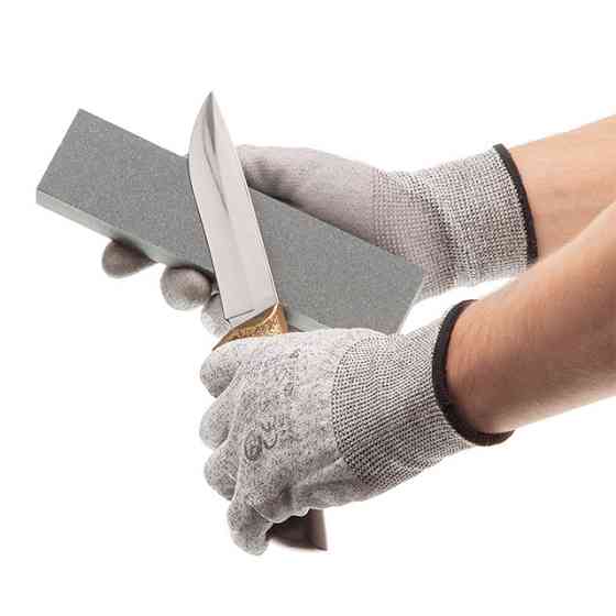 Брусок абразивний двобічний, 200×50×25 мм, K120/K240 INTERTOOL HT-0552 Київ