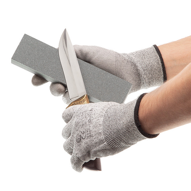 Брусок абразивный двусторонний, 200×50×25 мм, K120/K240 INTERTOOL HT-0552 Киев - изображение 2