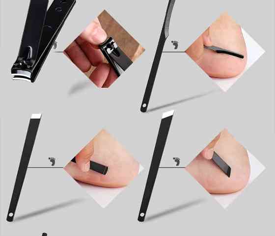 Набор инструментов для маникюра и педикюра универсальный бьюти набор для чистки лица,18 шт, цвет черный Каменец-Подольский