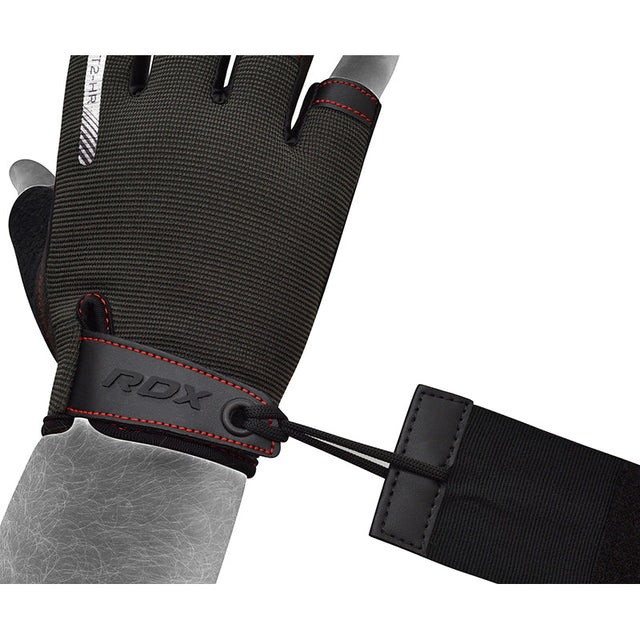 Рукавички для фітнесу RDX T2 Half Red XL Каменское - изображение 3