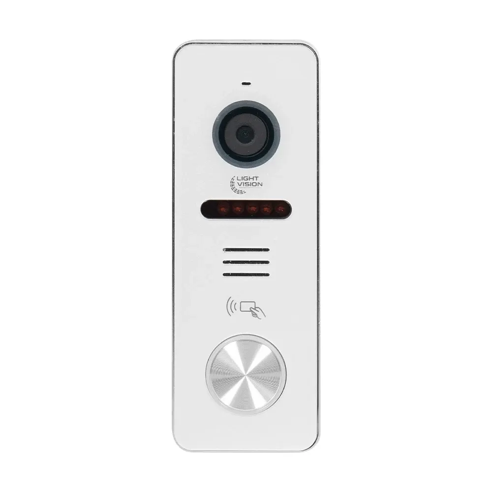 Відеопанель 2Mp Light Vision RIO FHD(RF) White зі зчитувачем Mifare (82-00242) Киев - изображение 11