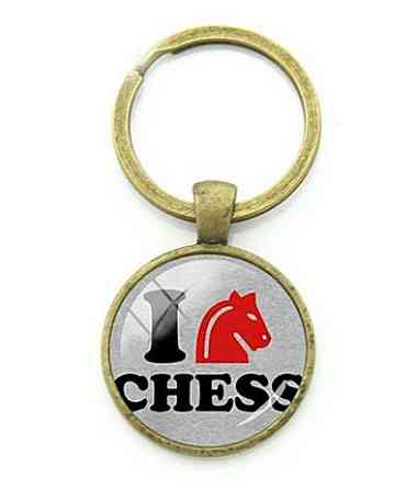 Брелок для ключів Шахи I love chess Київ