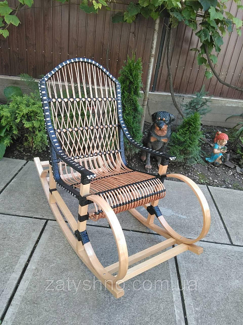 Качалка плетеная черная Киев - изображение 1