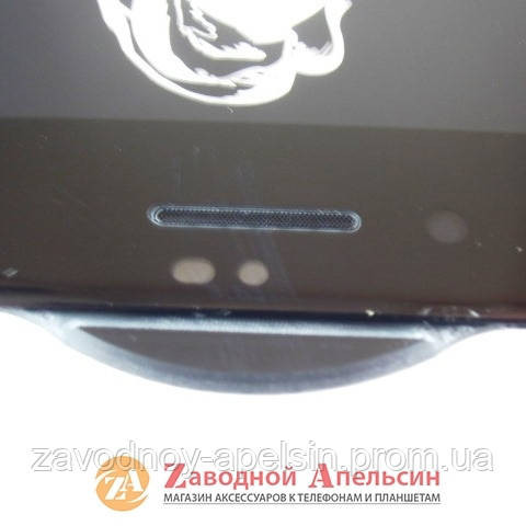 Захисне скло iPhone 7 8 Plus 5D Glass black захист динаміка Одеса - фото 2