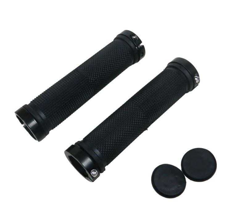 Ручки руля велосипедные (черная с 2 фиксаторами) Мукачево - изображение 1