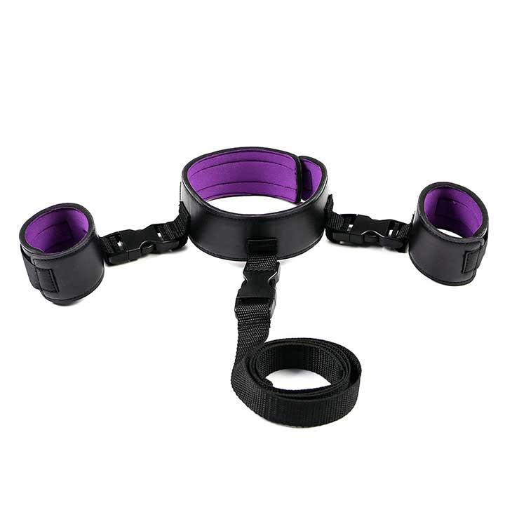 БДСМ бандажний набір з 12 предметів Фіолетовий — Садо-мазо Вінниця - фото 2
