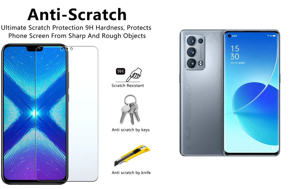 Захисне скло NeoGlass для Oppo Reno 7 Pro – надпрозоре та стійке Київ - фото 1