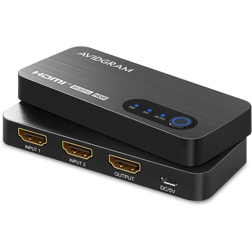 Перемикач HDMI Switch AVIDGRAM AG5SW21BS Луцк - изображение 1