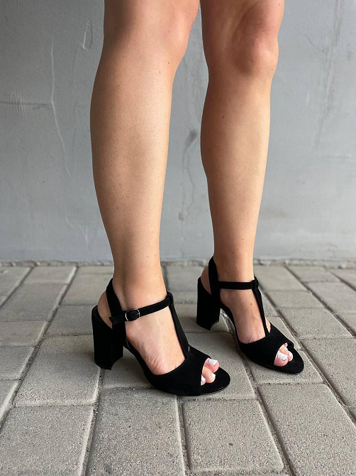 Nivelle Босоніжки жіночі NIVELLE 1702/8015-8033 чорні (літо, замша натуральна) (3403) Коломыя - изображение 4