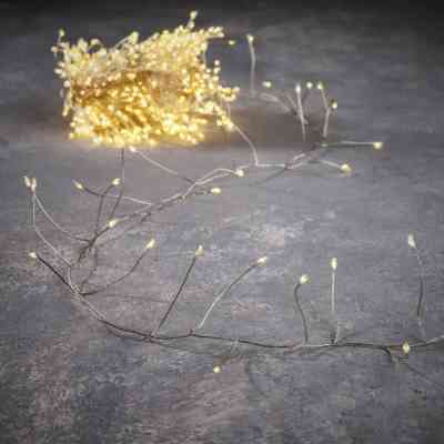 Гірлянда Luca Lighting кластер срібна струна, 15 м, теплий білий (8718861852677) Вінниця