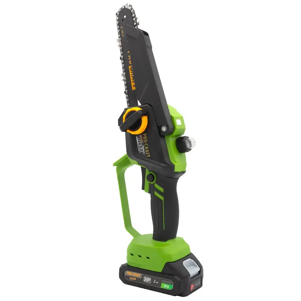 Аккумуляторная бесщеточная цепная пила 2 аккумулятора, Аккумуляторная мини цепная пила Procraft,Аккумуляторная мини-пыль Львов - изображение 8