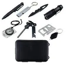 Туристический набор инструментов для выживания 8 предметов Коломыя