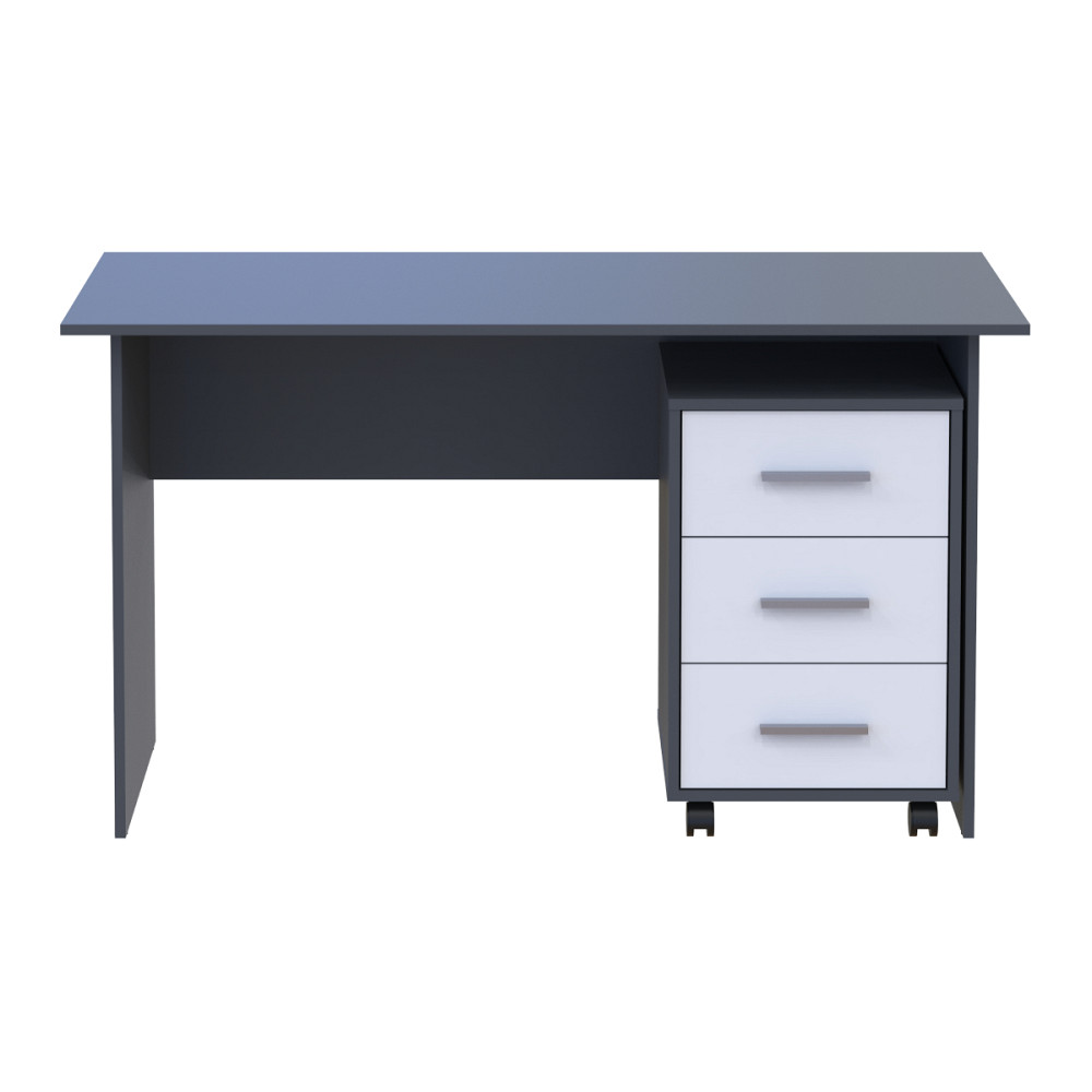 Офісний стіл Doros Т3 120х60х78 см Графіт/Білий (DRS-011315) Львів - фото 3