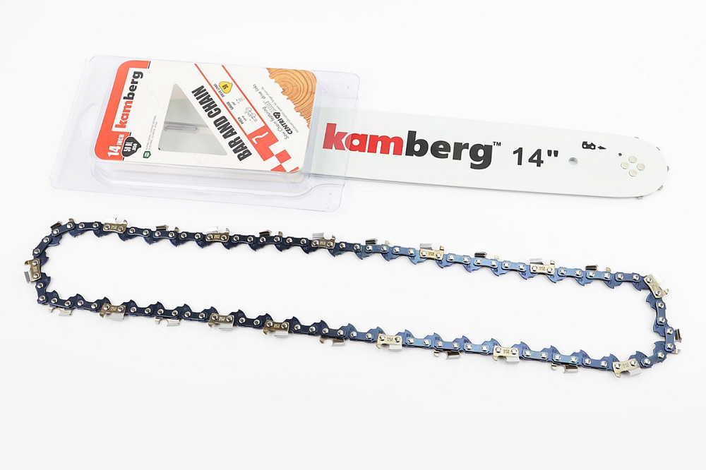 Шина 14"-1,3mm 3/8" 50зв L-39см + ланцюг 3/8"-1,3mm-50зв. квад. зуб, на блістері Київ - фото 1