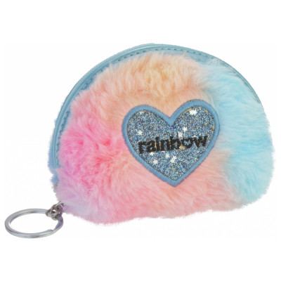 Гаманець дитячий Cool For School Брелок пухнастий Rainbow (CF87114) Вінниця - фото 1