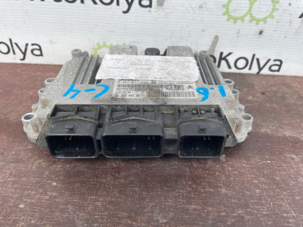 Блок керування двигуном Citroen C4 1.6 hdi 2004-2010 (9658944580) Ковель - фото 2