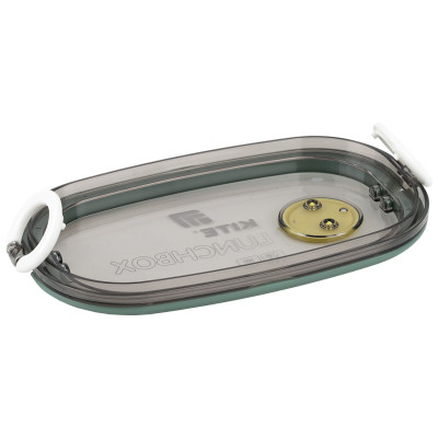 Ланч-бокс Kite подвійний з наповненням 1600 мл, зелений (K25-1181-3) Винница - изображение 6