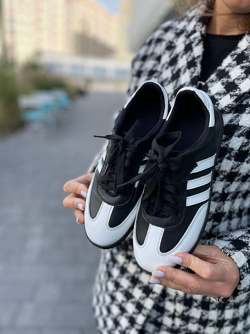 Roberto Netti Кеди жіночі Roberto Netti біло/чорні натуральна шкіра низький хід розмір 37-41 (5 Київ - фото 7