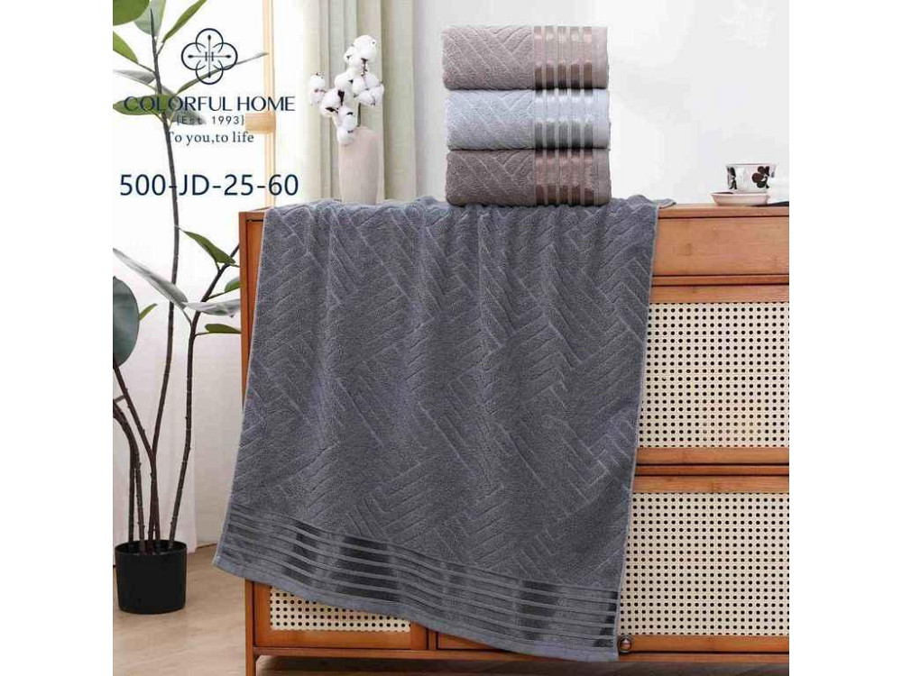 Рушник 80*160 махра сауна арт.500-25 ТМ COLORFULHOME Київ - фото 1