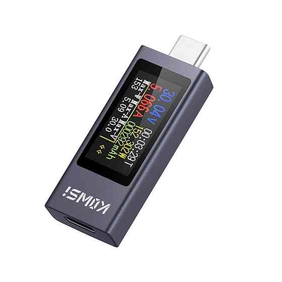 USB тестер KWS-2302C для вимірювання напруги та струму Київ