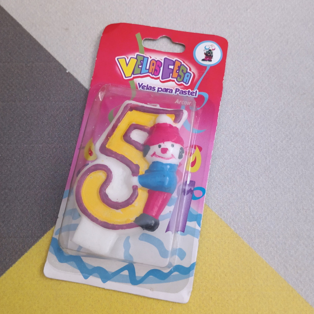 Свічка для торта 5 цифра Київ - фото 1