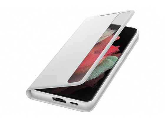 Чохол-книжка Samsung Smart Clear View Cover для Samsung Galaxy S21 Ultra SM-G998 Light Gray (EF-ZG998CJEGRU) ( Харьков
