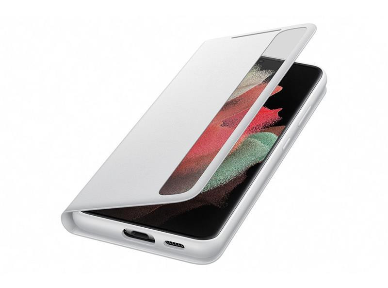 Чохол-книжка Samsung Smart Clear View Cover для Samsung Galaxy S21 Ultra SM-G998 Light Gray (EF-ZG998CJEGRU) ( книжка ) Харків - фото 4