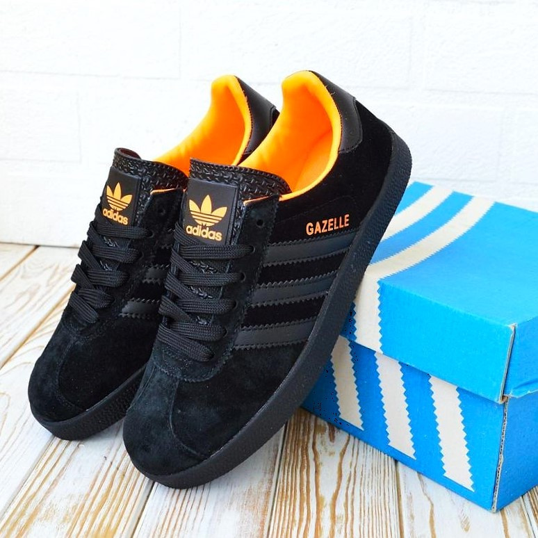 Кроссовки Adidas Gazelle Черные Адидас Мужские Газель Женские (размеры: 36,37,38,39,40,41) Видео Обзор Днепр - изображение 9