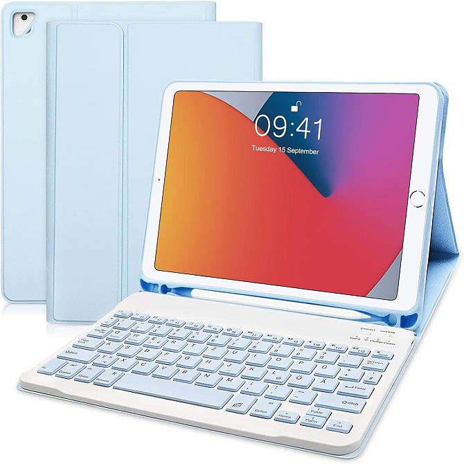 Чохол зі знімною клавіатурою Bluetooth JADEMALL iPad 9.7 2018/ iPad 9.7 2017/ iPad Air 2/ iPad Air/  Дніпро - фото 1