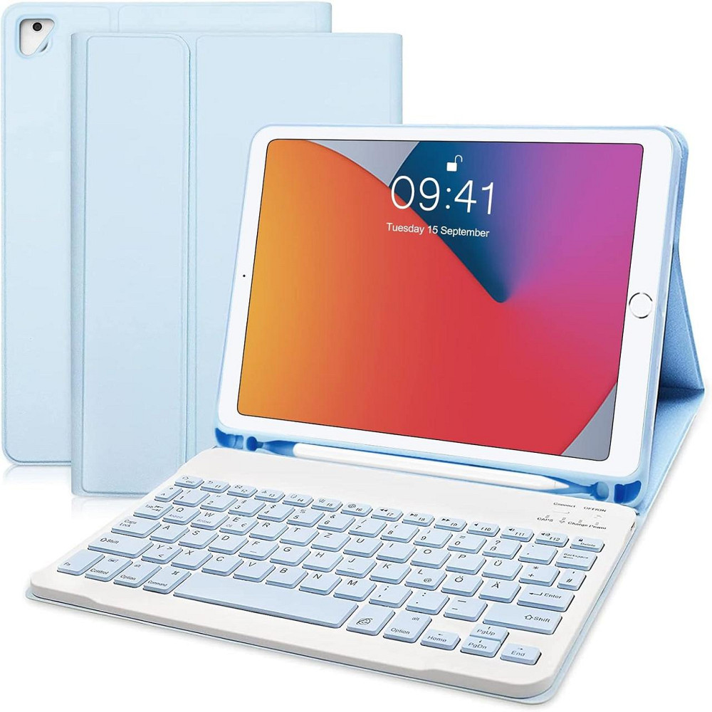 Чохол зі знімною клавіатурою Bluetooth JADEMALL iPad 9.7 2018/ iPad 9.7 2017/ iPad Air 2/ iPad Air/ iPad Pro 9.7 Дніпро - фото 1