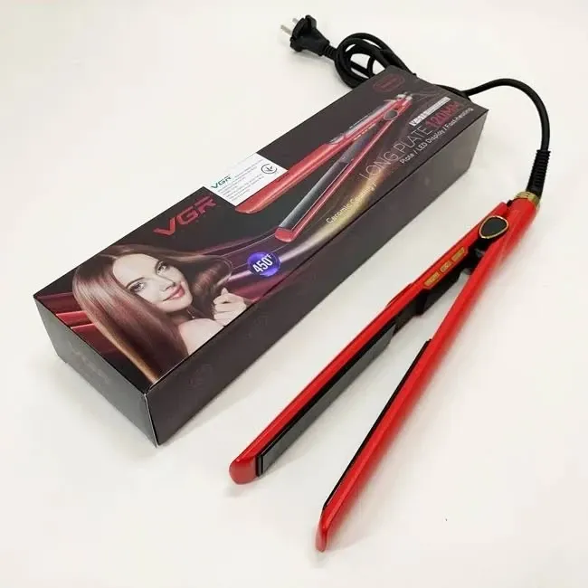 Утюжок для выпрямления волос  VGR V518, 3 температуры, 60ВТ,поворотный шнур, красный цвет Одесса - изображение 8