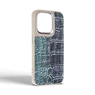 Чехол для мобильного телефона Harder Glamorous Croco Apple iPhone 14 Pro Grey Green (ARM76769) Винница
