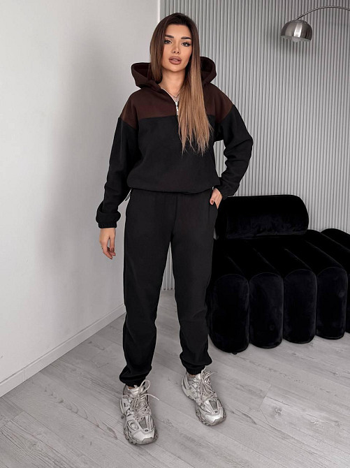 Жіночий теплий костюм (двокольоровий) Одеса - фото 1