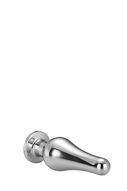 Анальна пробка конічної форми Dream Toys GLEAMING LOVE SILVER PLEASURE PLUG L Sex Aura Київ - фото 4