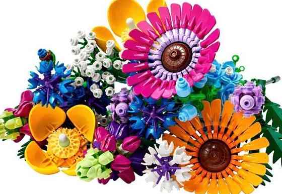 КОЛЬОРОВА КОРОБКА‼️ Botanical Букет польових квітів на 939д. як Lego. Харків