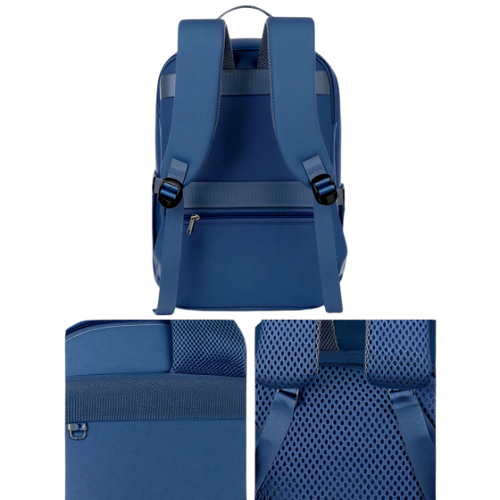 Рюкзак городской для путешествий дорожный влагоотталкивающий 40х20х25 см,материал Oxford,синий Кам'янець-Подільський