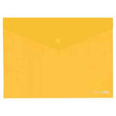 Папка - конверт Economix В5 180 мкм прозрачная, фактура "глянец", желтая (E31302-05) Винница