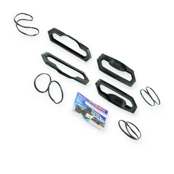 Накладка ручку двери 2101-2106 (4шт) открытая пл. черн. под Мукачево