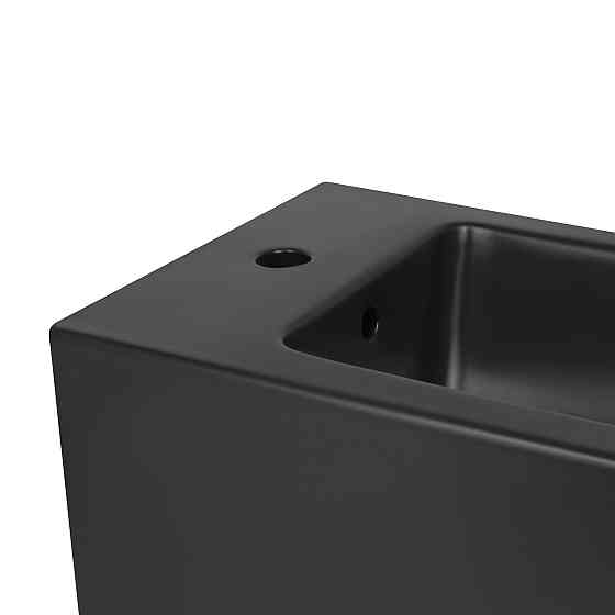 Биде подвесное Qtap Tern New 515x350x320 мм Matt Black QT17551303GMB Киев