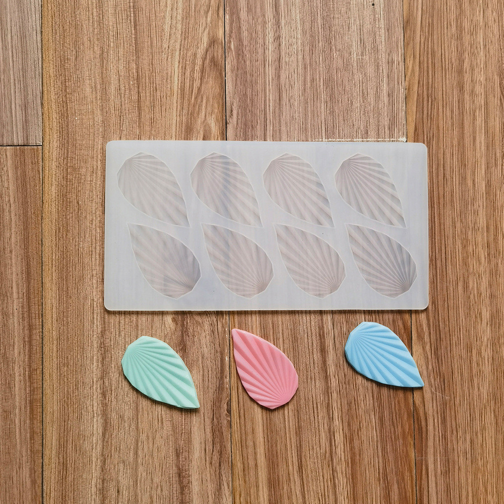 Силиконовый молд Листья 12 на 23 см серый Киев - изображение 10