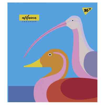 Тетрадь Yes А5 Avifauna 24 листов клетка (766833) Винница