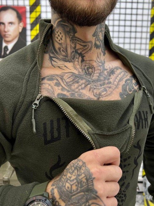 Тактическая флисовка штурмовик олива для мужчин Одесса - изображение 10