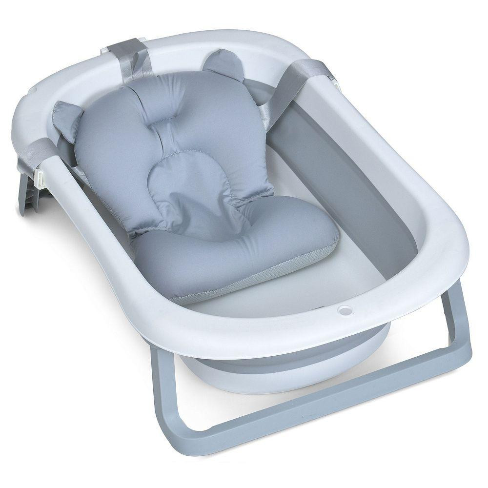 Ванночка дитяча El Camino PLUS Gray складна з термометром Сіра (ME 1151) Чернигов - изображение 1