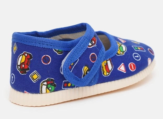 Капці в садок із задником на липучці, дитячі капці для садка хлопчик сині Одеса - фото 9