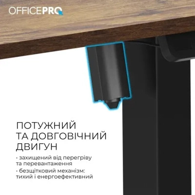 Комп'ютерний стіл OfficePro ODE1260DW Dark Wood/Black (ODE1260DW) Вінниця - фото 7