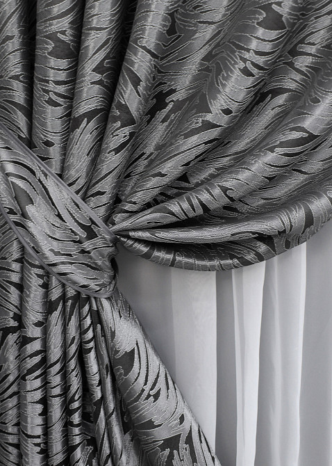 Шторная ткань жаккард 