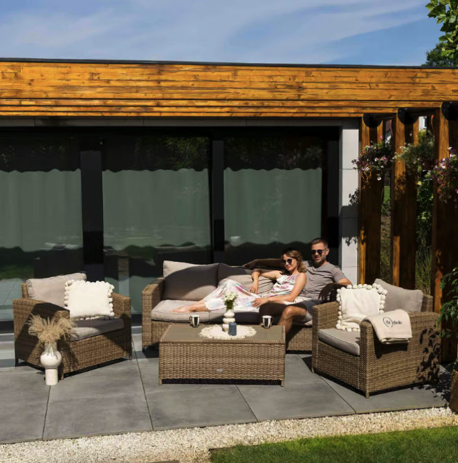 Комплект садових меблів Di Volio Veleti бежевий Київ - фото 3