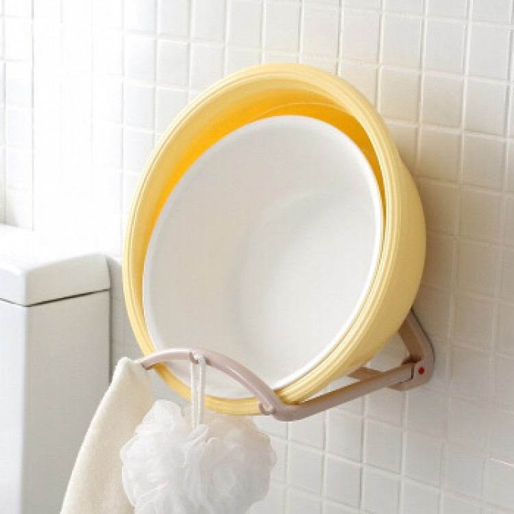 Пластиковий тримач для мисок та кришок настінний Вінниця - фото 1