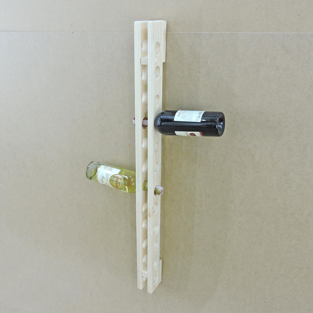 Настенная винная полка 